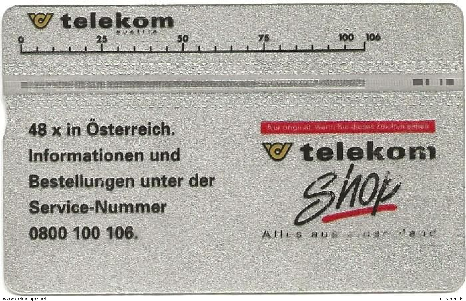 Austria: Telekom Austria 900A Telekom Shop, Zum Weitersagen - Austria