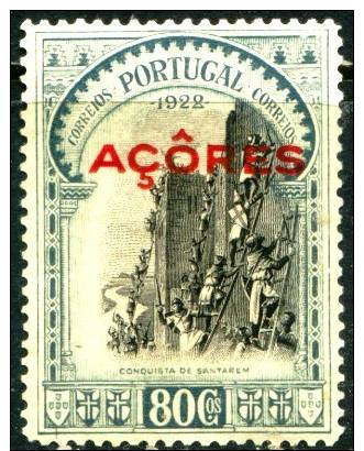 Azores SC 295 80c Overprint Mh Issue Of 1928 - Azores