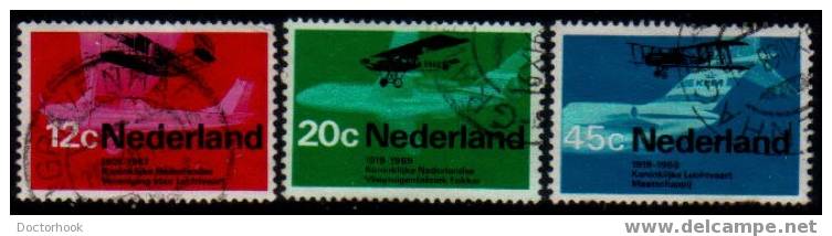 NETHERLANDS    Scott: # 455-7  F-VF USED - Gebruikt