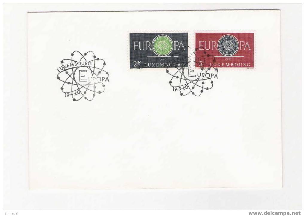 EUROPA 1960 SUR ENVELOPPE LE 19/09/1960 - FDC