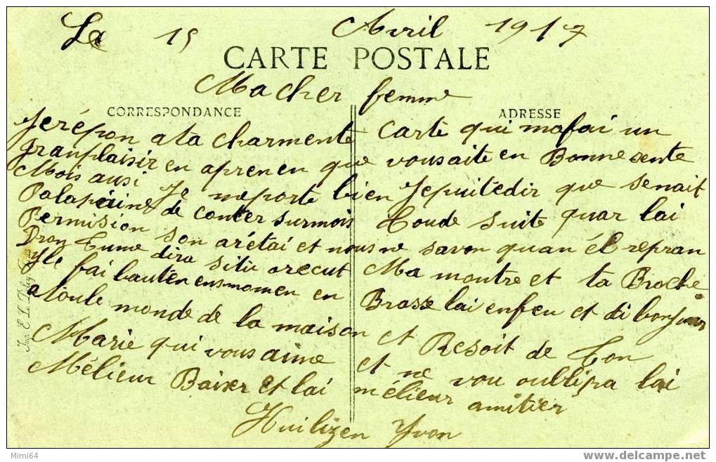 51 . FISMES . ANCIEN HOTEL DE VILLE  (  CORRESPONDANCE MILITAIRES  ) - Fismes