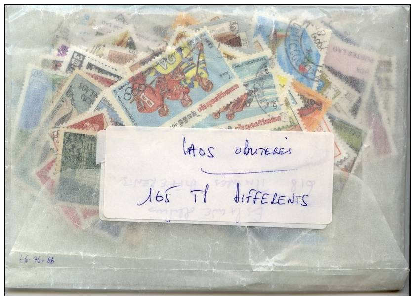 LAOS - Lot De 165 TP Différents  -  Tous Oblitérés - Laos