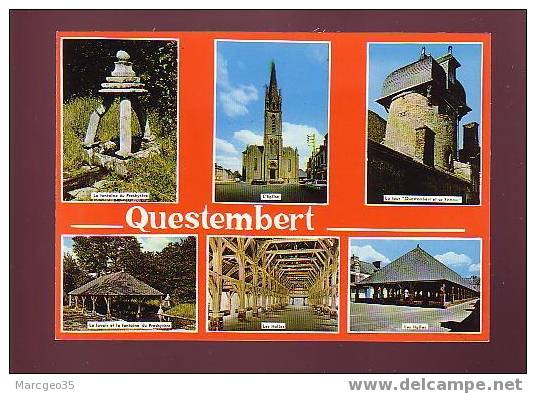19624 Questembert Multivue N° 1 Edit. Artaud Belle Cpsm - Questembert