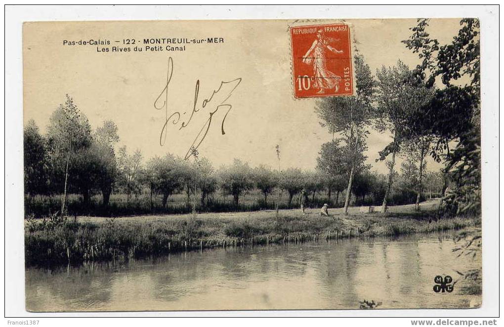 L11 - MONTREUIL-sur-MER - Les Rives Du Petit Canal (1907) - Montreuil