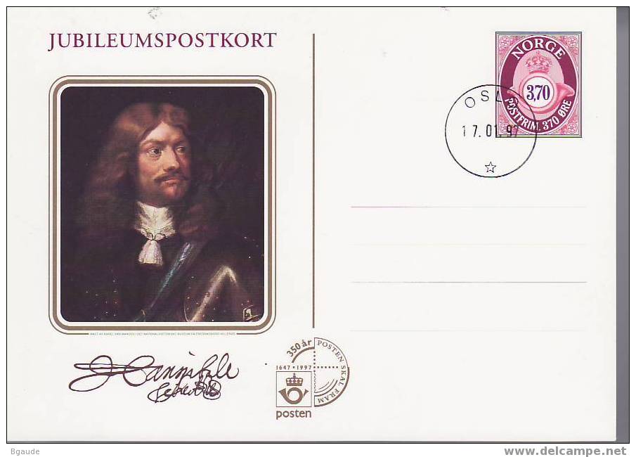 NORVEGE CARTE POSTE - Enteros Postales