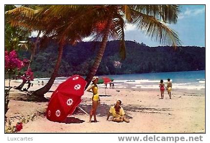 TRINIDAD . A BEACH ALONG MARACAS BAY NEAR PORT OF SPAIN...... - Trinidad