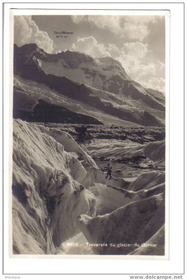 ALPINISME Traversée Du Glacier Du Gorner (vierge Carte Parfait) - Alpinisme