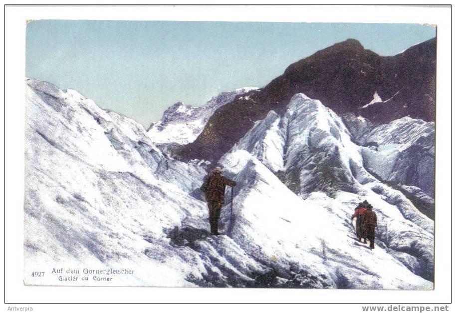 ALPINISME Auf Dem Gornergletscher (carte Vierge) - Alpinisme