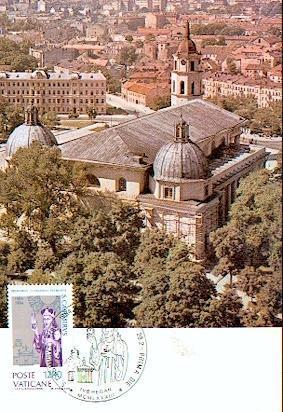 VATICAN CARTE MAXIMUM NUM.YVERT 750 ST CASIMIR DE LITUANIE - Cartes-Maximum (CM)