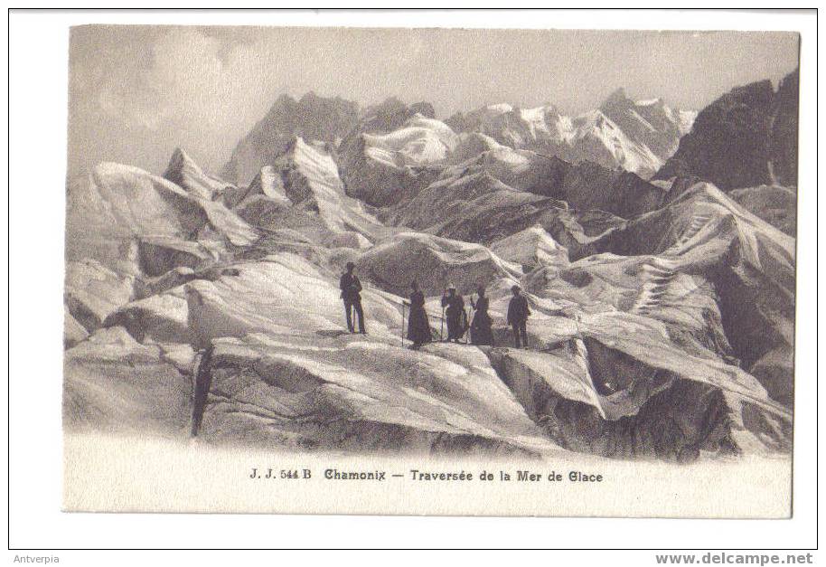 ALPINISME Chamonix Traversée De La Mer De Glace (vierge Carte Parfait) - Alpinisme