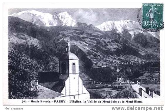 Cpa Passy , Vallée De Mont Joie Et Mont Blanc (74) Ed Morand - Passy