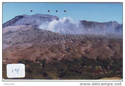 Volcan Volcano Vulkan Sur Telecarte (14 ) - Volcans