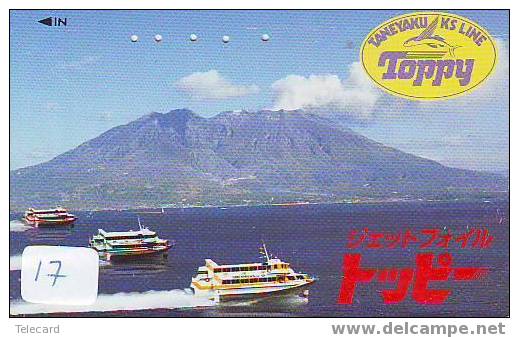 Volcan Volcano Vulkan Sur Telecarte (17 ) - Volcans