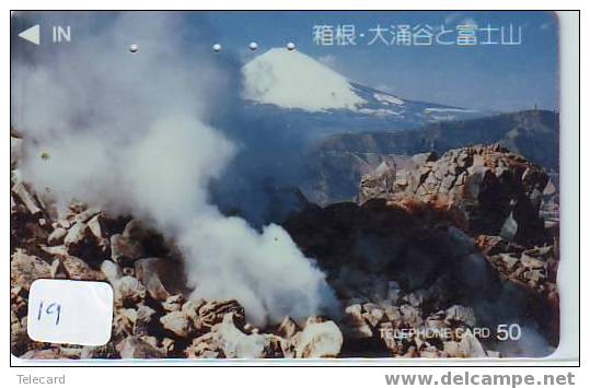 Volcan Volcano Vulkan Sur Telecarte (19 ) - Volcans
