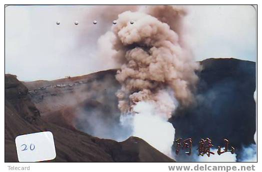 Volcan Volcano Vulkan Sur Telecarte (20 ) - Vulkanen