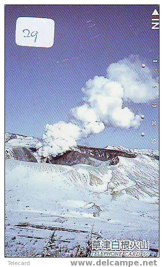 Volcan Volcano Vulkan Sur Telecarte (29 ) - Volcans