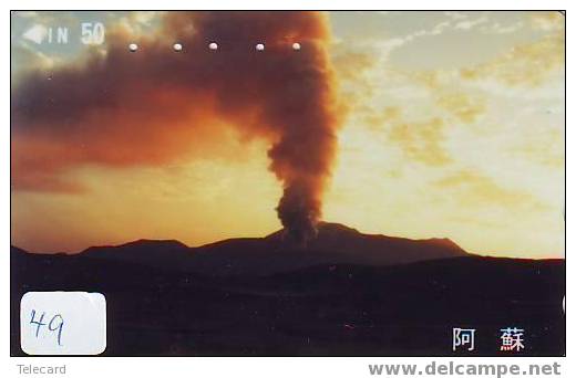 Volcan Volcano Vulkan Sur Telecarte (49 ) - Volcanes