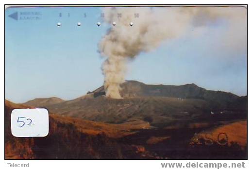 Volcan Volcano Vulkan Sur Telecarte (52 ) - Volcans