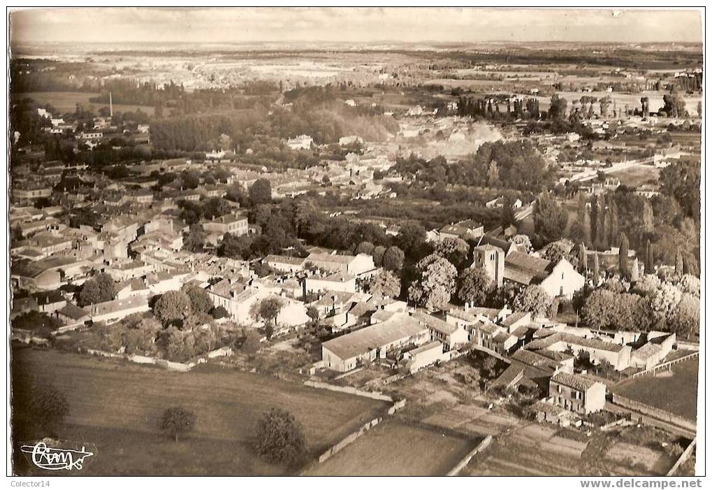 CHATEAUNEUF VUE GENERALE 1951 - Chateauneuf Sur Charente