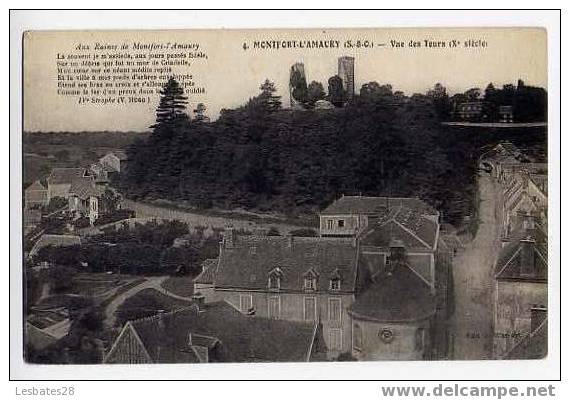 CPA 78.-MONFORT-L'AMAURY.-Vue Des Tours - Montfort L'Amaury