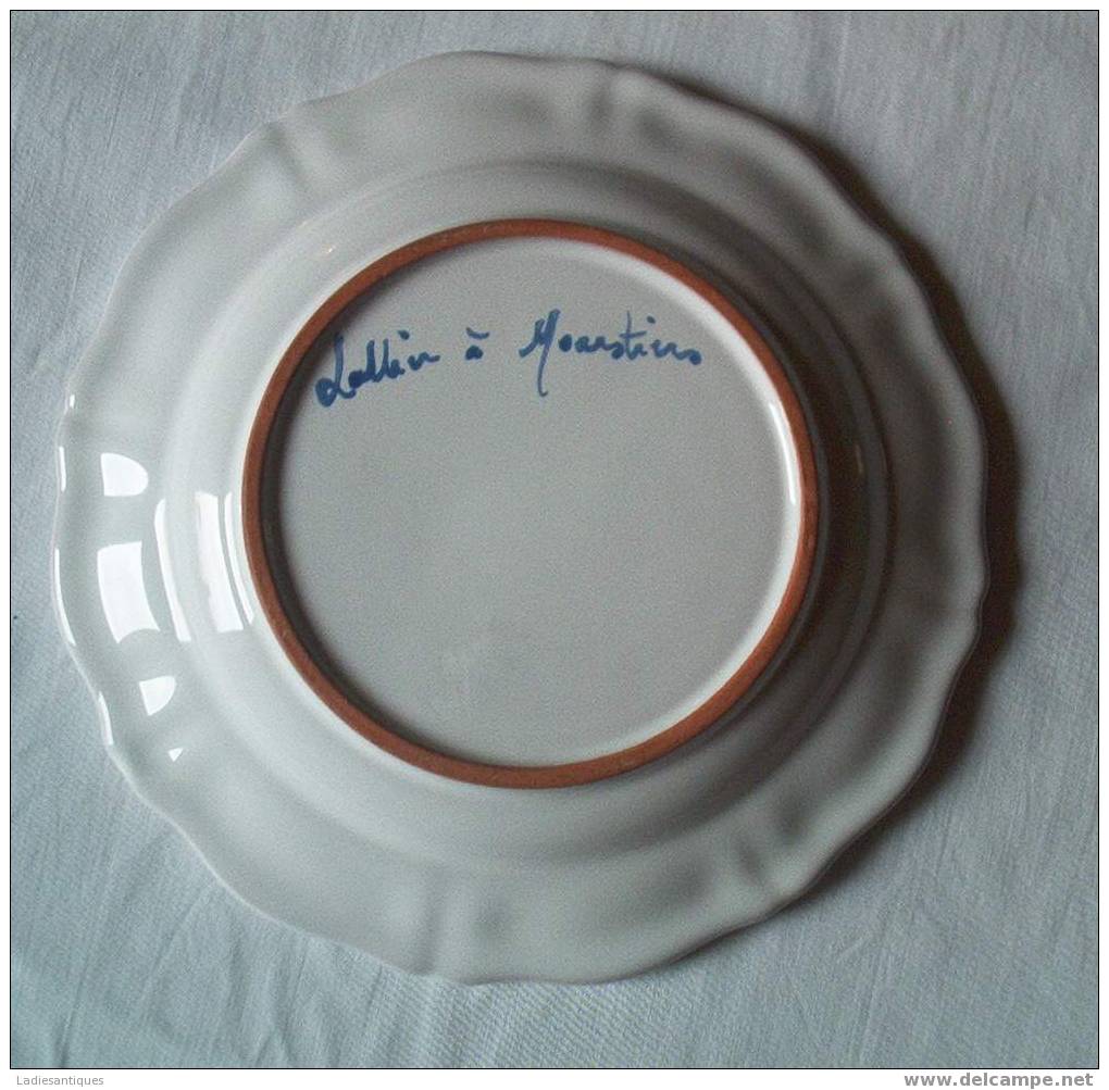 Moustiers - Assiette - Bord -  Plate - AS 1718 - Moustiers (FRA)