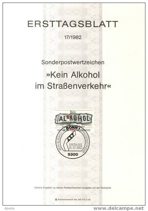 8591 DOC. ALLEMAGNE  ALKOHOL - Andere & Zonder Classificatie