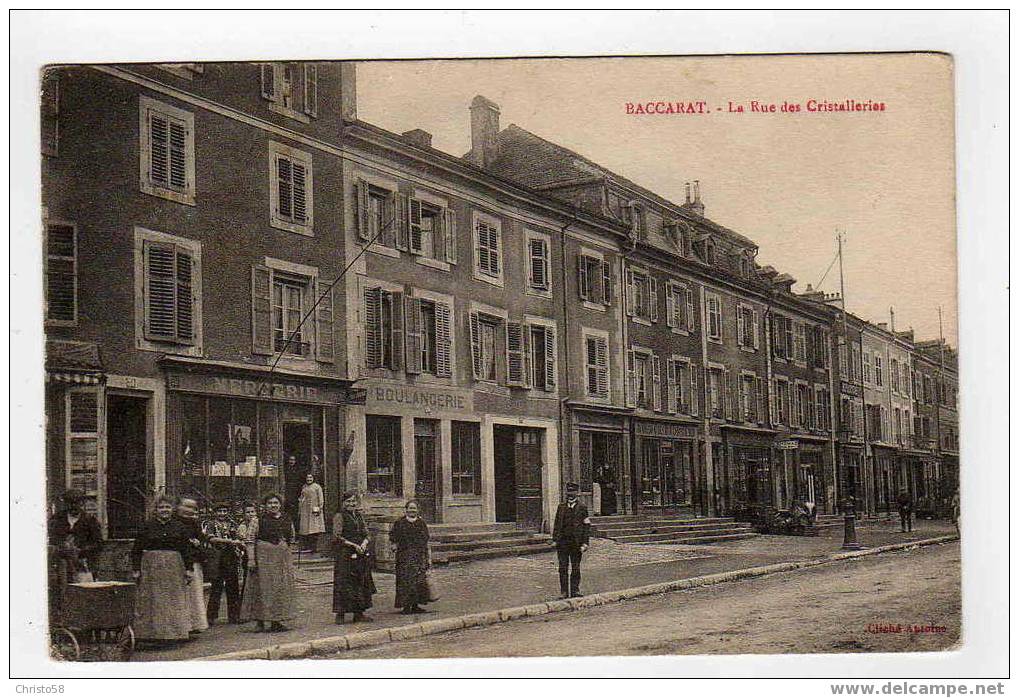 54  BACCARAT  La Rue Des Cristalleries   Animée++ - Baccarat