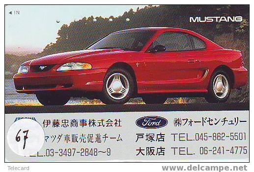 Télécarte FORD (69) Voiture Car Auto Phonecard Japon - Cars