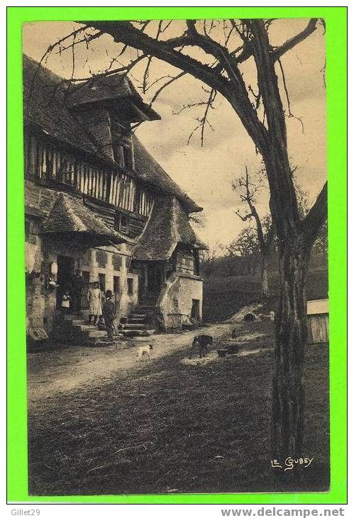 NORMANDIE - FERME NORMANDE - ANIMÉE - ÉDITIONS LE GOUBEY - - Haute-Normandie