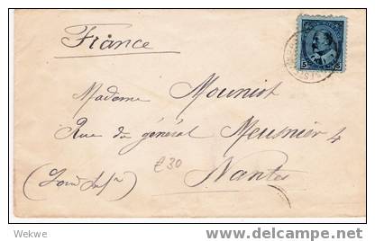 C-043/  KANADA - Edward 5 C. Mit TPO 1906 Nach Frankreich - Storia Postale