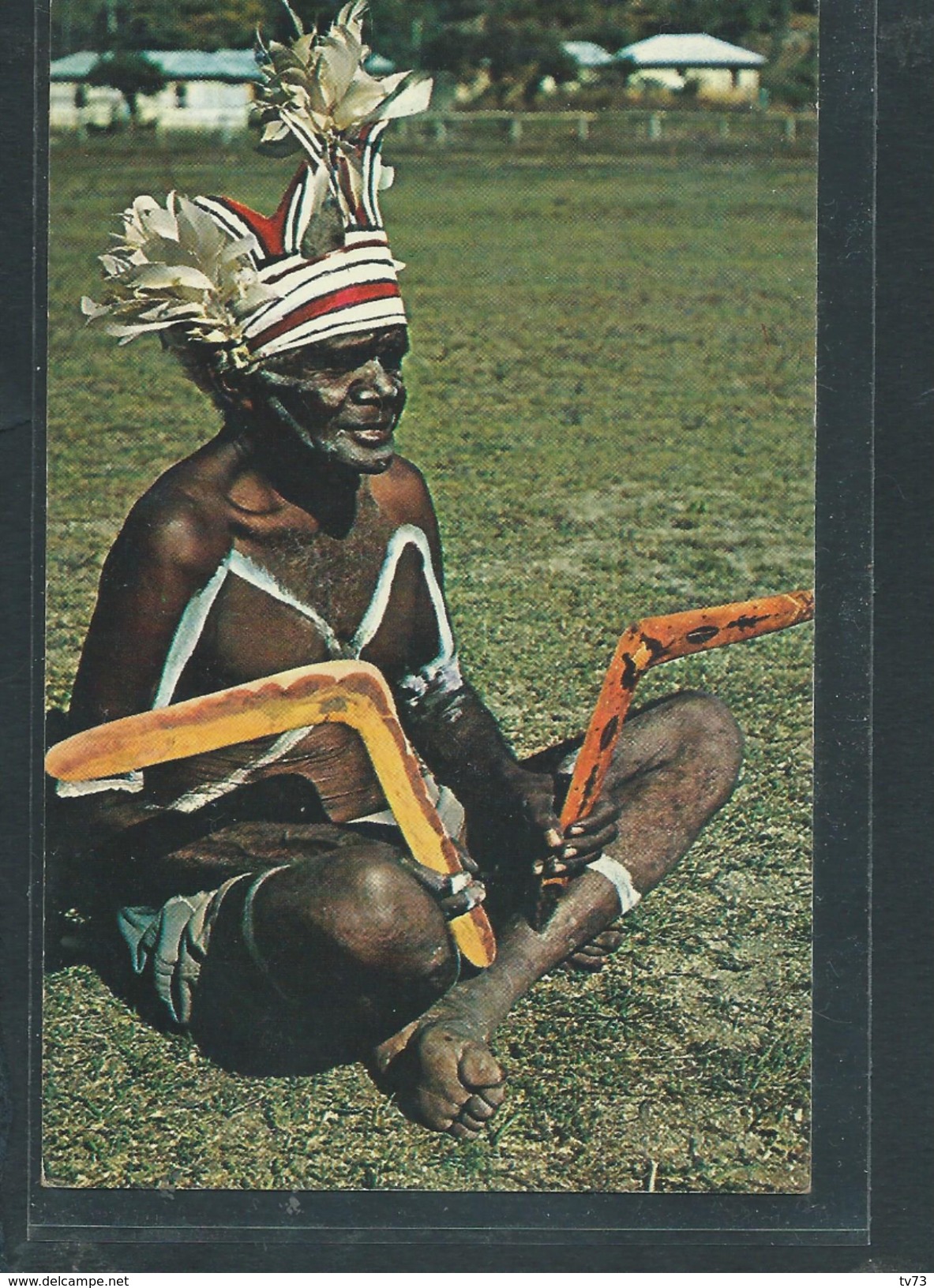 Cpc 029 - Australian Aboriginal With Boomerangs (Autralie) - Aborigènes