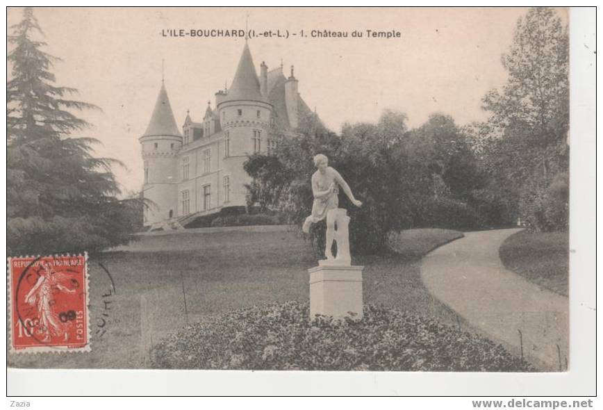 37.025/ L'ILE BOUCHARD - Chateau Du Temple - L'Île-Bouchard