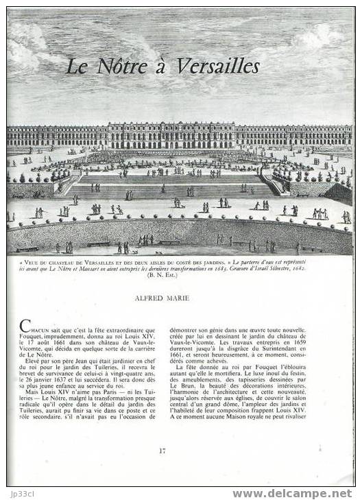 Médecine De France N°160/1965 Colloque Le Malade Imaginaire, Le Nôtre à Versailles, Louvet De Couvray, Le Ballet - Medicina & Salud
