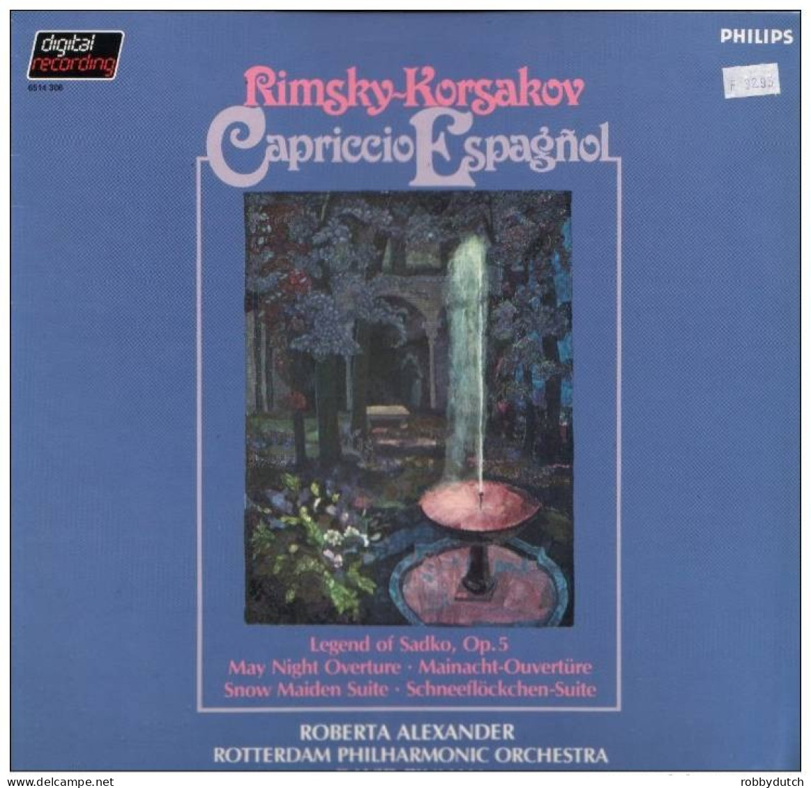 * LP * KORSAKOV: CAPRICCIO ESPAGNOL - ROTTERDAM PHILH. ORCH. / ZINMAN (1983 Digital Recording) Ex!!!!!!! - Klassiekers