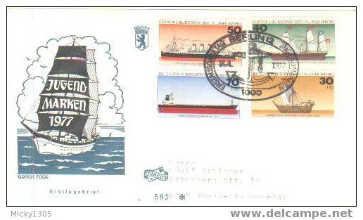 Germany / Berlin - FDC Mi-Nr 544/547 (U009)- - 1971-1980