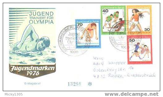 Germany / Berlin - FDC Mi-Nr 517/520 (U015)- - 1971-1980