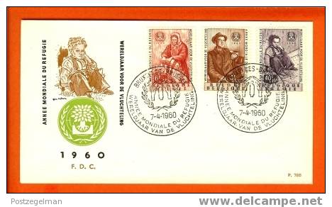 BELGIUM 1960 FDC Refugees 1182-1184 F1009 - Covers & Documents