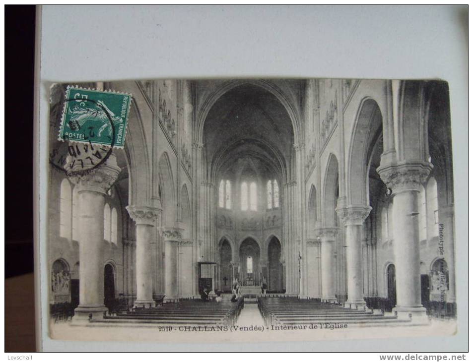 Chalans. Interieur De L´Eglise - Challans