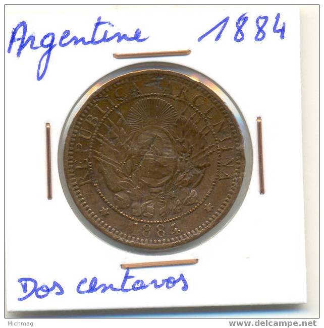 Dos Centavos  1884 - Argentina