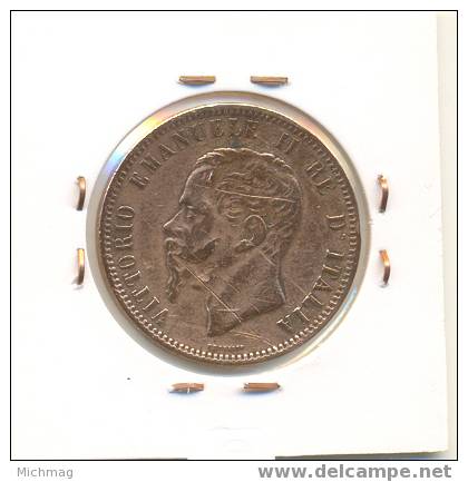 10 Cent V.E. II  1866 M - 1861-1878 : Vittoro Emanuele II