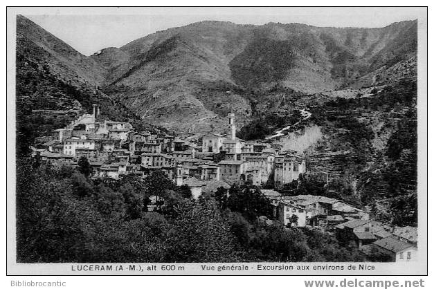 D06 - LUCERAM - Alt. 600m - PANORAMA GENERAL - Excursion Aux Environs De Nice - Lucéram