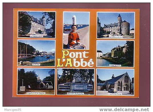 19860 Pont L'abbe Multivue Edit.artaud Belle Cpsm - Pont L'Abbe