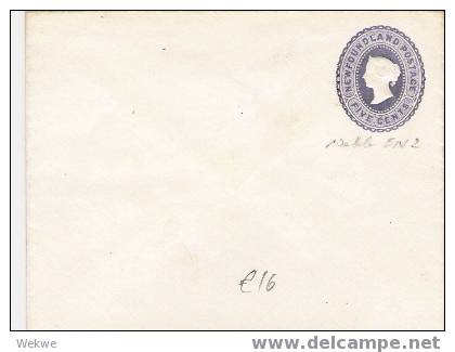 C-St006/ NEUFUNDLAND -  Victoria-Brief-Ganzsache  Webb EN 2, Ungebraucht ** - Enteros Postales