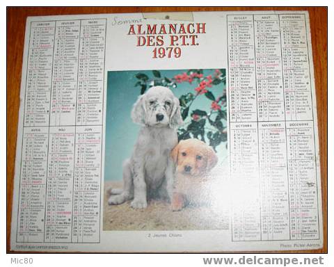 Calendrier PTT 1979 Somme - Grand Format : 1971-80