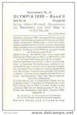 Olympia 1936 - Band 2 Bild 41 (I193) - Trading-Karten