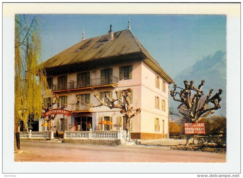 Saint Pierre D´ Albigny: Hotel De Savoie Et De La Gare, Restaurant (07-2318) - Saint Pierre D'Albigny