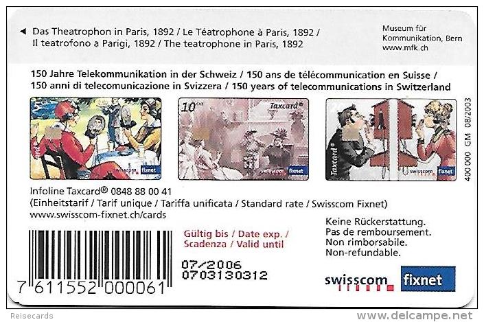 Swisscom - Theatrophon In Paris 1892 - Telefone