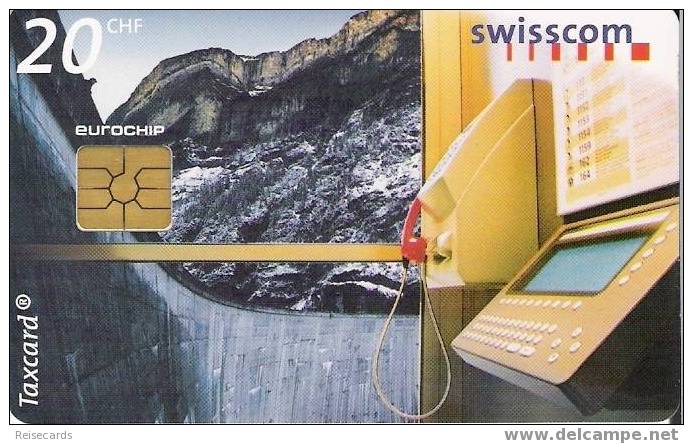 Swisscom - Teleguide Das Elektronische Telefonbuch.  Staumauer Gigerwald - Téléphones