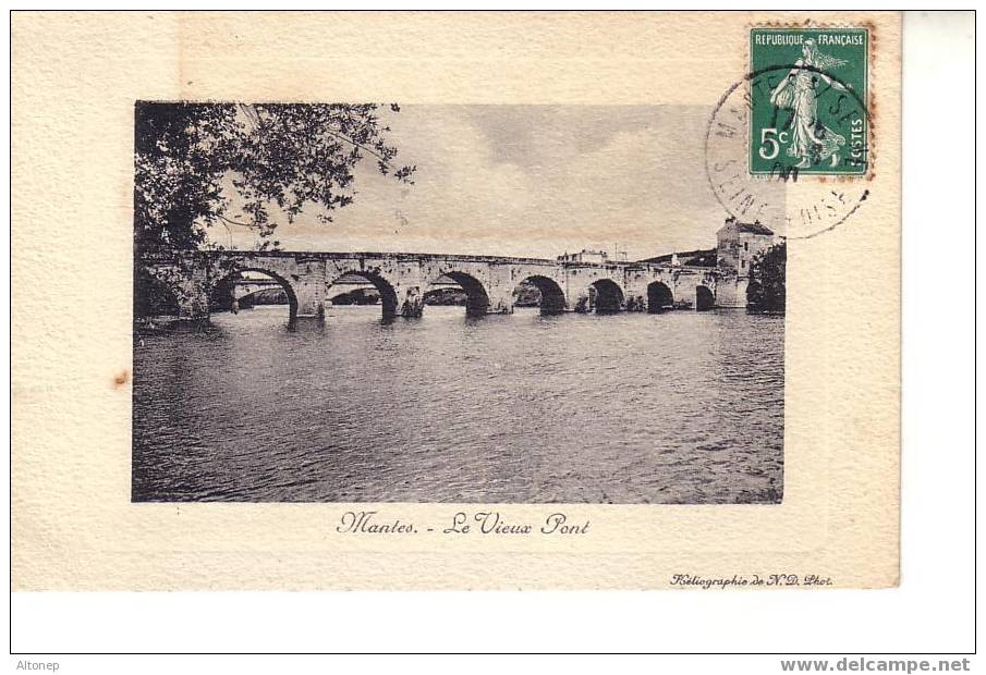 Mantes : Le Vieux Pont - Mantes La Ville