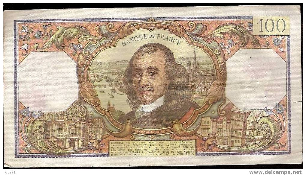 **TOP" Affaire** 100 F   "Corneille"     3   6  1976     F65 - 100 F 1964-1979 ''Corneille''